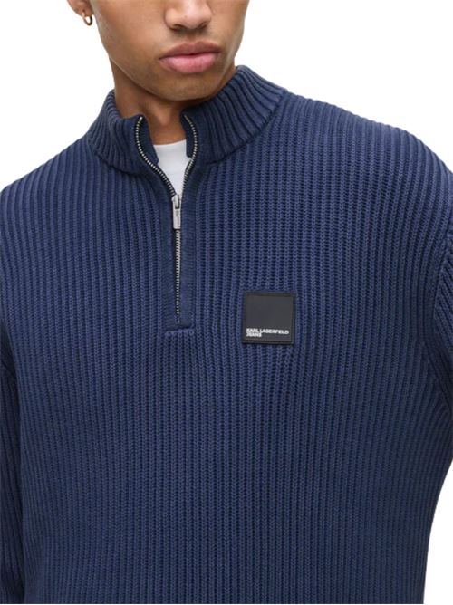 maglioncino 1/2 zip Karl Lagerfeld jeans | A4M18034310